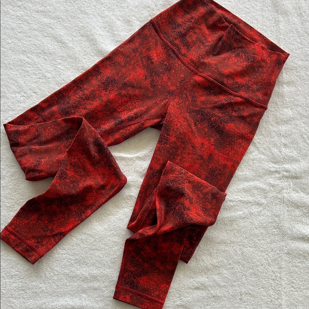 Lulu lemon lunar new year align pant 28” size 2